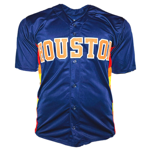 Roy Oswalt Signed Houston Navy Baseball Jersey (JSA)