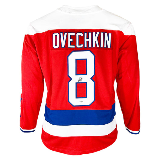 Alexander Ovechkin Signed Authentic Washington Capitals Alternate Red Large Hockey Jersey (JSA)