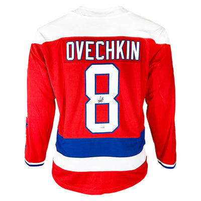 Alexander Ovechkin Signed Authentic Washington Capitals Alternate Red 5XL Hockey Jersey (JSA)