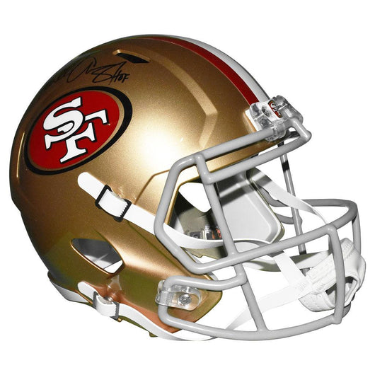 Terrell Owens Signed HOF Inscription San Francisco 49ers Speed Full-Size Replica Football Helmet (JSA)
