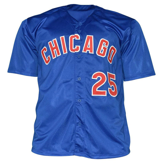Rafael Palmeiro Signed Chicago Royal Blue Baseball Jersey (JSA)