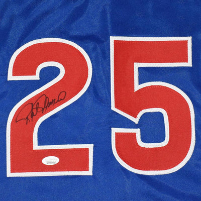 Rafael Palmeiro Signed Chicago Royal Blue Baseball Jersey (JSA)