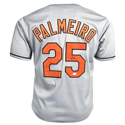 Rafael Palmeiro Signed Baltimore Grey Baseball Jersey (Beckett)
