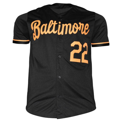 Jim Palmer Signed Baltimore Black Baseball Jersey (JSA)