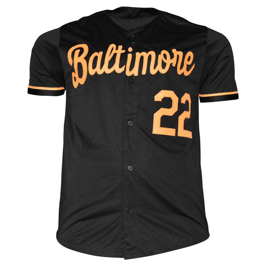 Jim Palmer Signed Baltimore Black Baseball Jersey (JSA)