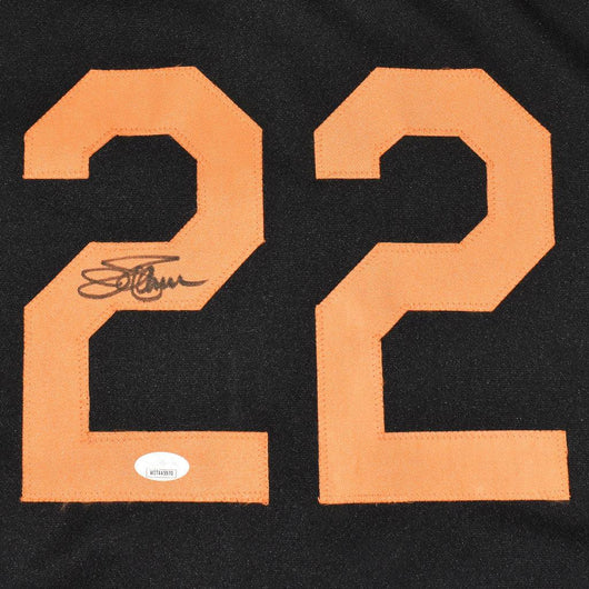Jim Palmer Signed Baltimore Black Baseball Jersey (JSA)