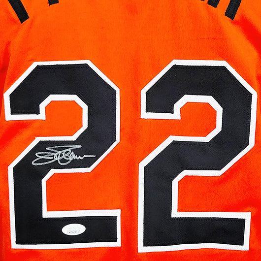Jim Palmer Signed Baltimore Orange Baseball Jersey (JSA)