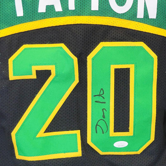 Gary Payton Signed Seattle Black Basketball Jersey (JSA)
