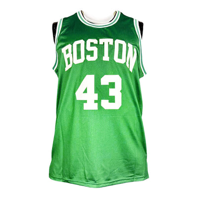 Kendrick Perkins Signed Boston Green Basketball Jersey (JSA)