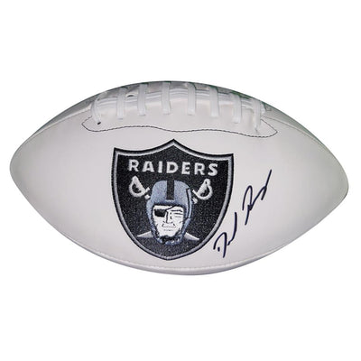 Denzel Perryman Signed Las Vegas Raiders Official NFL Team Logo Football **some smudging**(JSA)