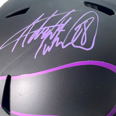 Adrian Peterson Signed Minnesota Vikings Eclipse Full-Size Replica Football Helmet (Beckett)