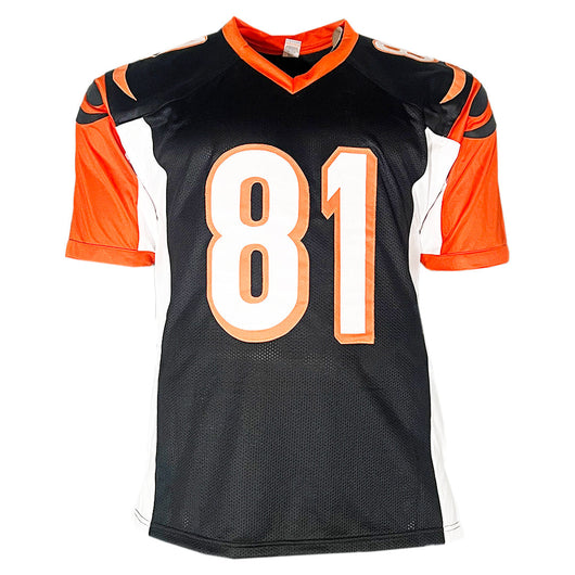 Carl Pickens Signed Cincinnati Black Football Jersey (JSA)