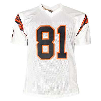 Carl Pickens Signed Cincinnati White Football Jersey (JSA)