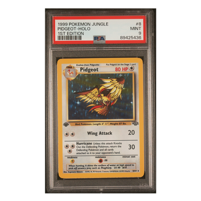 Pidgeot Holo Jungle 1st Edition #8 PSA 9