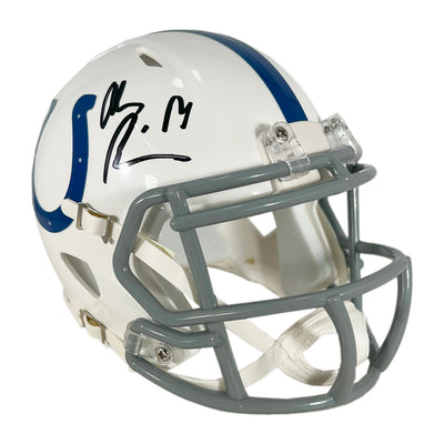 Alec Pierce Signed Indianapolis Colts Speed Mini Football Helmet (JSA)