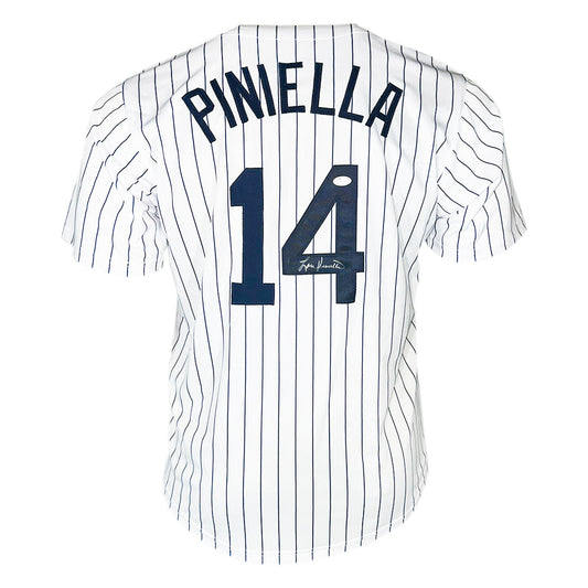Lou Piniella Signed New York Pinstripe Baseball Jersey (JSA)