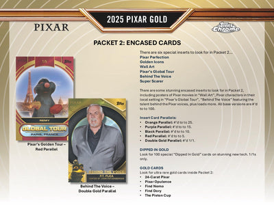 2025 Topps Pixar Gold Hobby Box