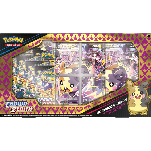 Sword & Shield: Crown Zenith - Premium Treasures Collection (Marnie & Morpeko V-Union) (7 Packs)