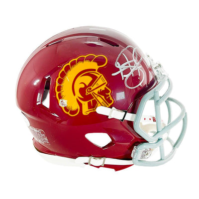 Troy Polamalu Signed USC Trojans Speed Mini Football Helmet (JSA)