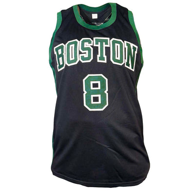 Kristaps Porzingis Signed Boston Black Basketball Jersey (Beckett)