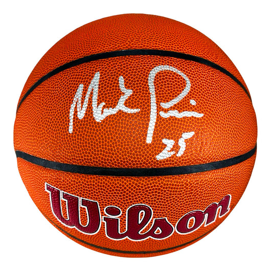 Mark Price Signed Cleveland Cavaliers Wilson NBA Team Logo Basketball (JSA)