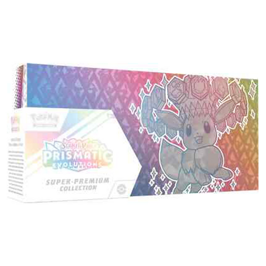Pokemon Scarlet & Violet Prismatic Evolutions Super Premium Collection Box