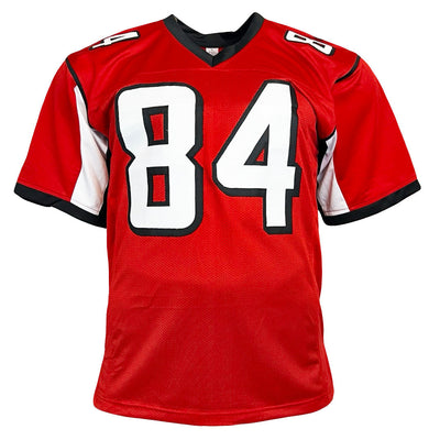 Roddy White Signed Atlanta Red Football Jersey (Beckett)