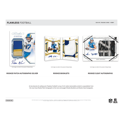 2023 Panini Flawless Football Hobby 2 Box Case