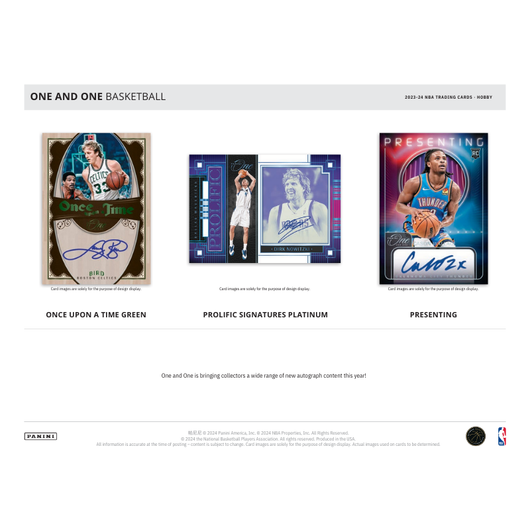 2023/24 Panini One & One Basketball Hobby Box