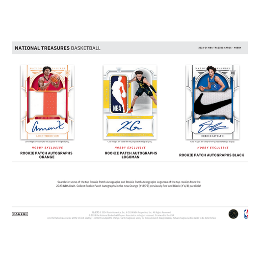 2023/24 Panini National Treasures Basketball Hobby Box