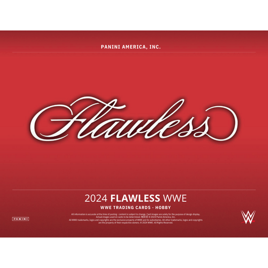 2024 Panini Flawless WWE Hobby 2 Box Case