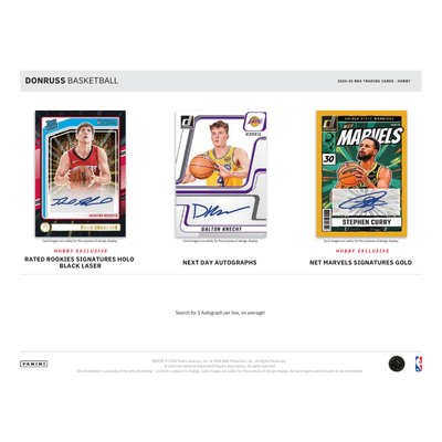 2024/25 Panini Donruss Basketball Hobby 10 Box Case