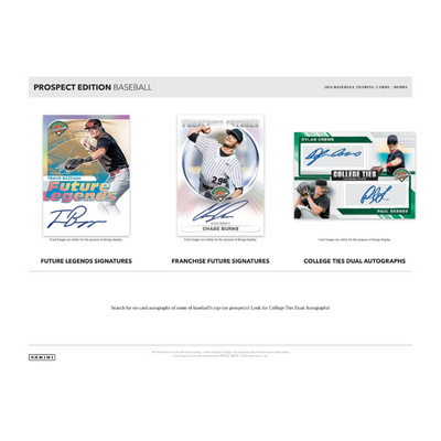 2024 Panini Prospect Edition Baseball Hobby 20 Box Case