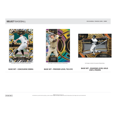 2024 Panini Select Baseball Hobby 12 Box Case