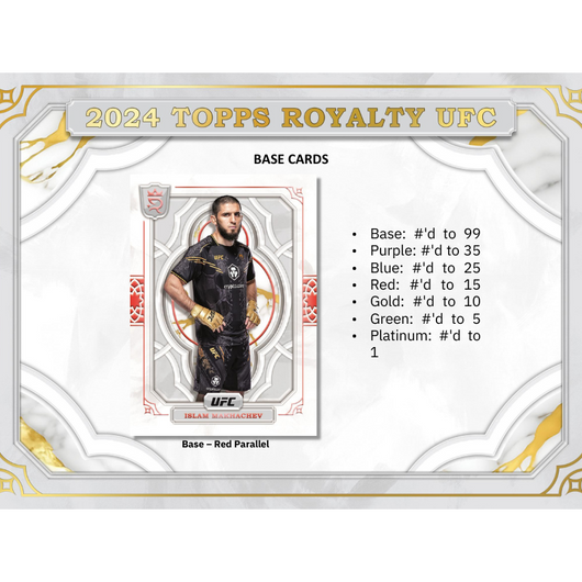 2024 Topps Royalty UFC Hobby Box