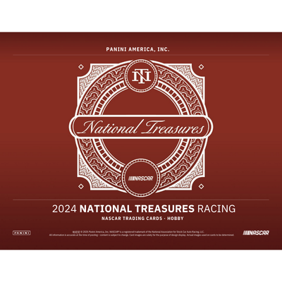 2024 Panini National Treasures Racing Hobby 4 Box Case