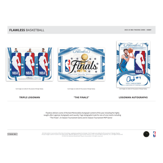 2023/24 Panini Flawless Basketball Hobby 2 Box Case