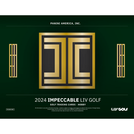 2024 Panini Impeccable LIV Golf Hobby 3 Box Case