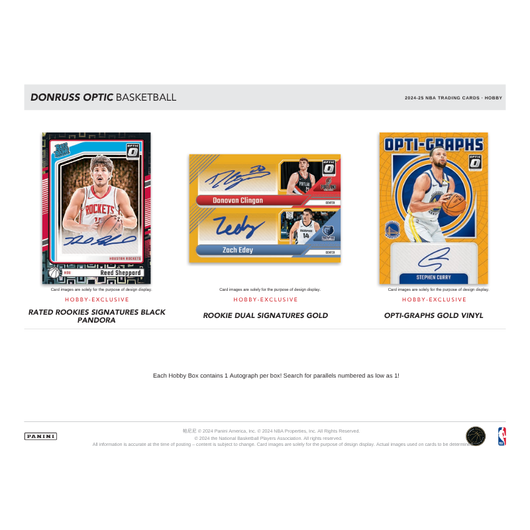 2024/25 Panini Donruss Optic Basketball Hobby 12 Box Case