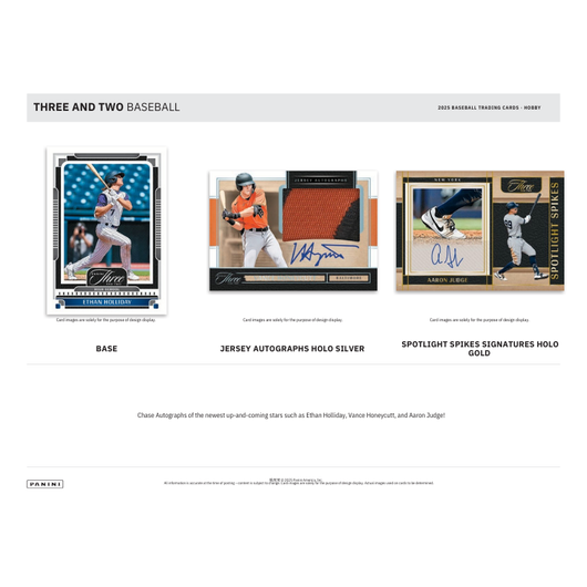 2025 Panini Three & Two Baseball Hobby Box
