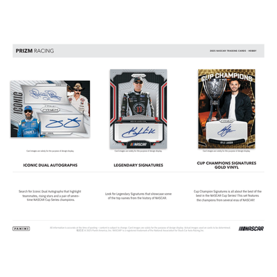 2025 Panini Prizm Racing Hobby 12 Box Case
