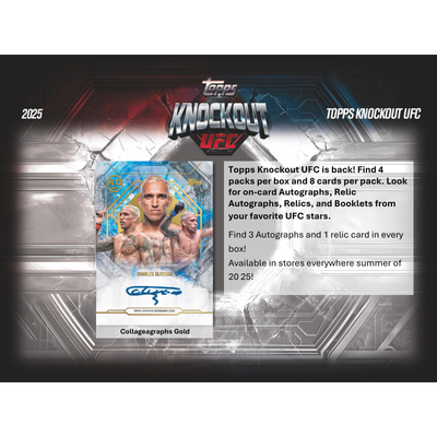 2025 Topps Knockout UFC Hobby Box