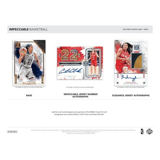 2025 Panini Impeccable WNBA Basketball Hobby Box