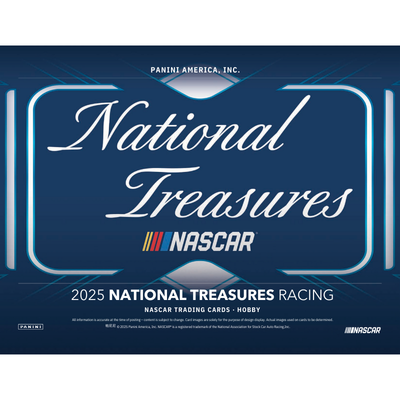 2025 Panini National Treasures Racing Hobby 4 Box Case