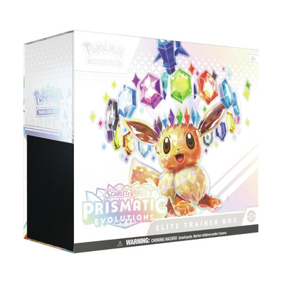 Pokemon Scarlet and Violet 8.5 Prismatic Evolutions Elite Trainer 10 Box Case