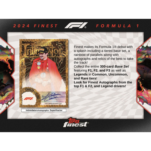 2024 Topps Finest Formula 1 Hobby Box
