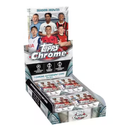 2024/25 Topps Chrome UEFA Club Competitions Hobby Box