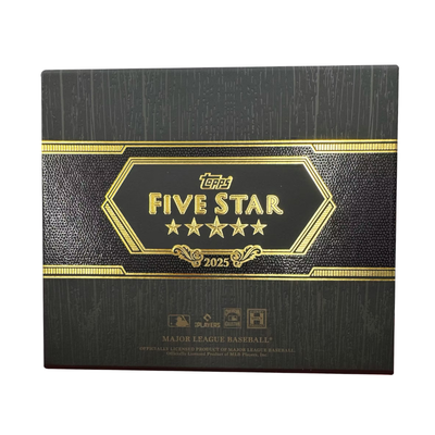 2025 Topps Five Star Baseball Hobby 3 Box Case