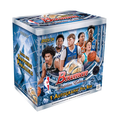 2025/26 Bowman Basketball Sapphire Edition 10 Box Case