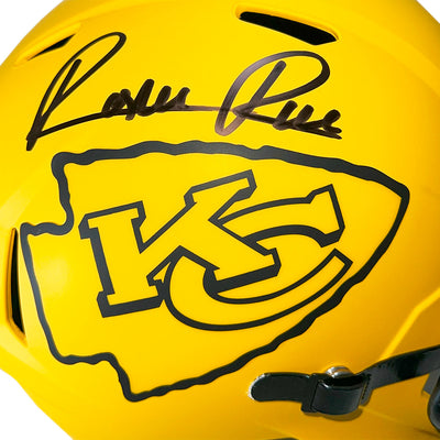 Rashee Rice Signed Kansas City Chiefs Rave Full-Size Replica Football Helmet (JSA)